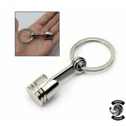 Bikers-Custom : Porte clés piston noir ou chrome