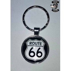 Bikers-Custom : Porte clés route 66
