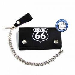 Portefeuille cuir route 66