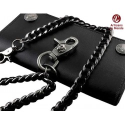 Bikers-Custom : Portefeuille cuir poutch