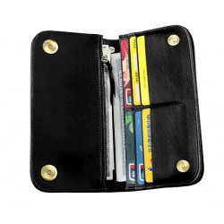 Bikers-Custom : Portefeuille cuir poutch