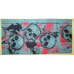Tour de cou pink skulls