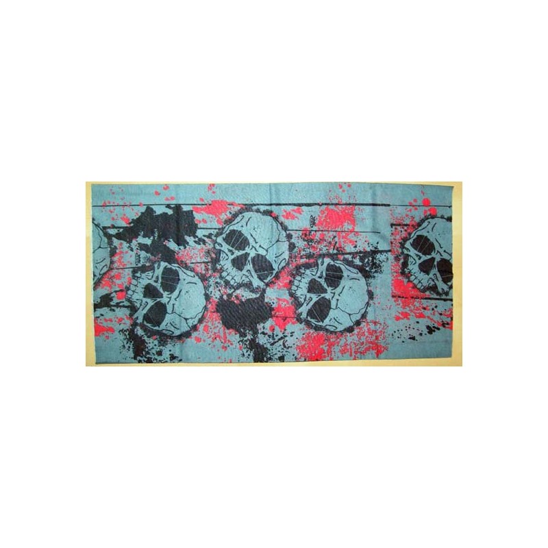 Bikers-Custom : Tour de cou pink skulls