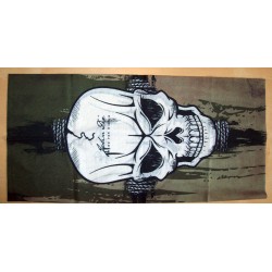 Tour de cou white skull