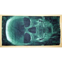 Tour de cou green skull