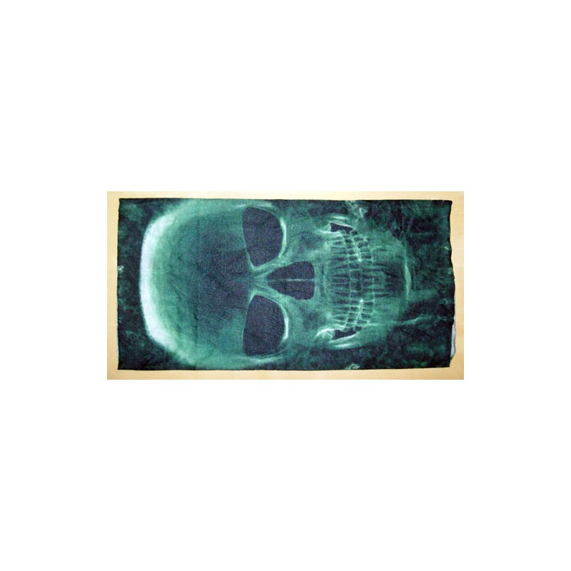 Bikers-Custom : Tour de cou green skull