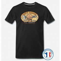 Bikers-Custom : T shirt biker dad's garage