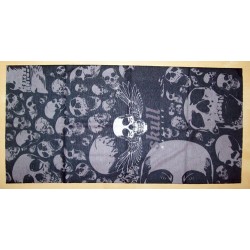 Tour de cou skull ailés