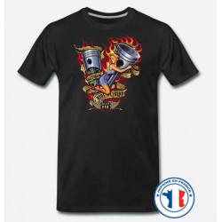 Bikers-Custom : T shirt biker ride legend