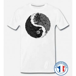T shirt biker headphone