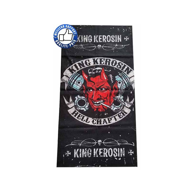 Bikers-Custom : Tour de cou red devil