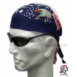 Bikers-Custom : Zandana biker flag us & eagle