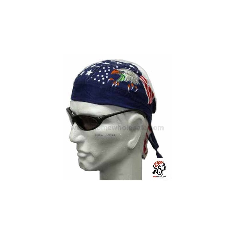 Bikers-Custom : Zandana biker flag us & eagle