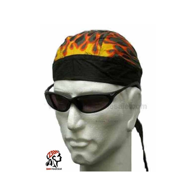 Bikers-Custom : Zandana biker flamme frontale