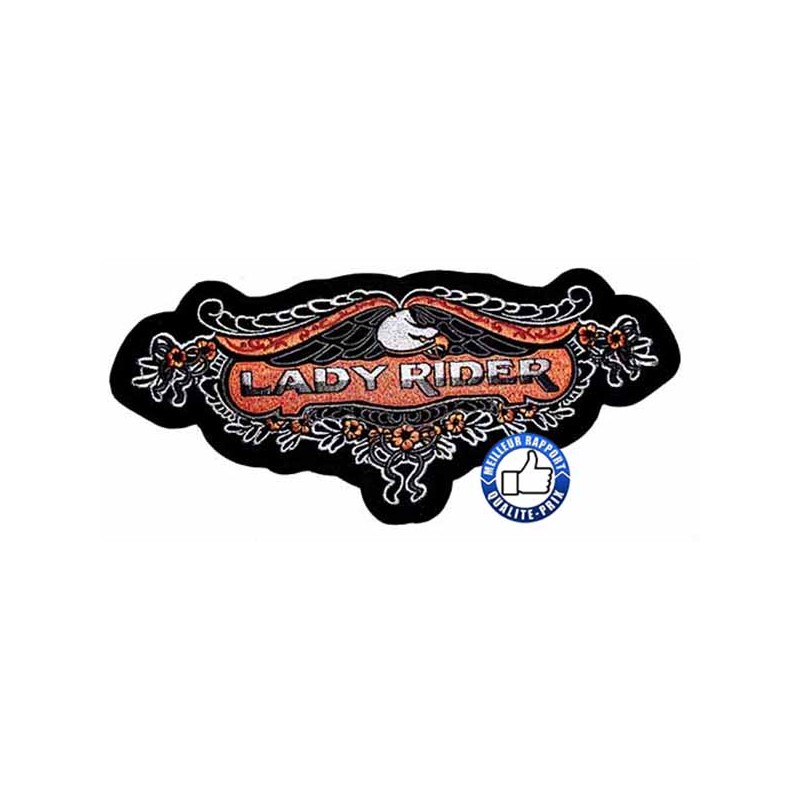 Bikers-Custom : Patchs, écussons lr orange eagle