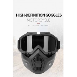 Cache nez anti poussière avec filtre et lunette