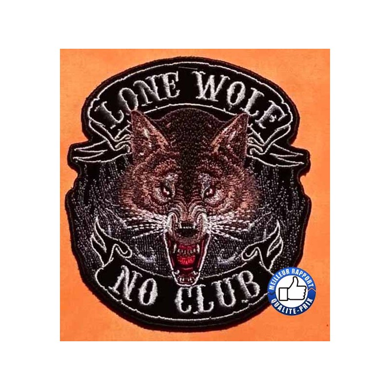 Bikers-Custom : Patchs, écussons lonewolf
