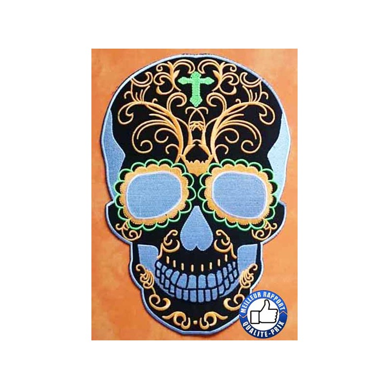 Bikers-Custom : Patchs, écussons muerte green cross