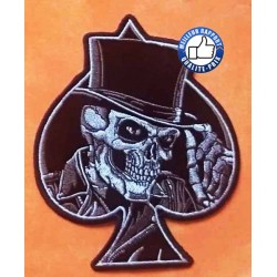 Patchs, écussons top hat skull
