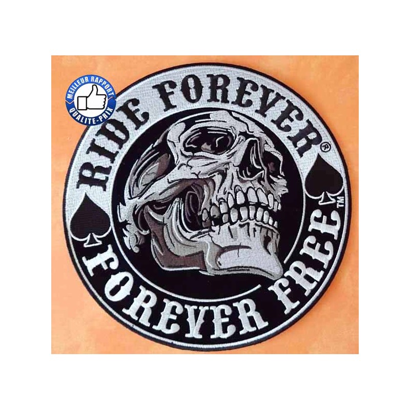 Bikers-Custom : Patchs, écussons ride forever