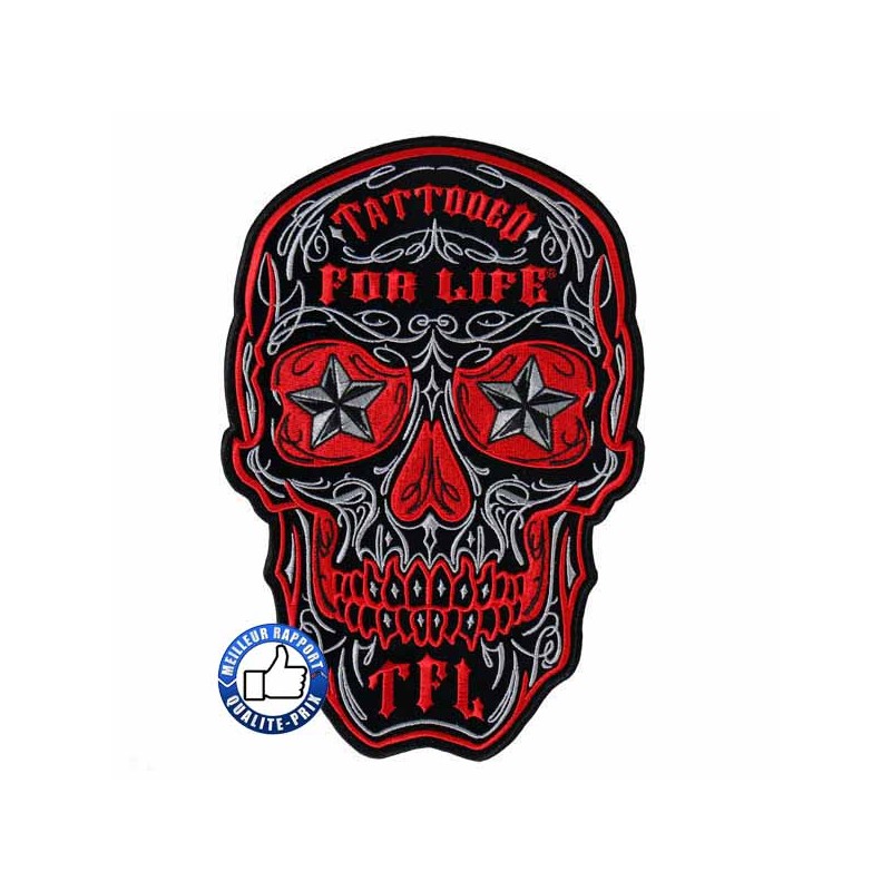 Bikers-Custom : Patchs, écussons muerte tattooed for life
