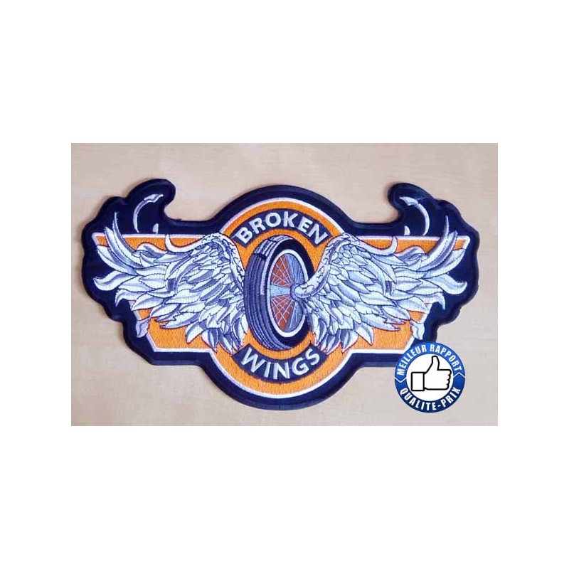 Bikers-Custom : Patchs, écusson broken wings