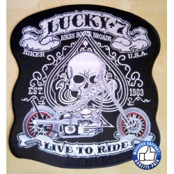Bikers-Custom : Patchs, écusson lucky