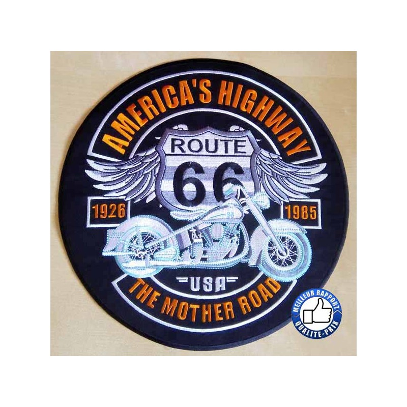 Bikers-Custom : Patchs, écusson america's highway