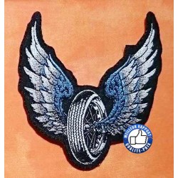 Bikers-Custom : Patchs, écusson wheel angel