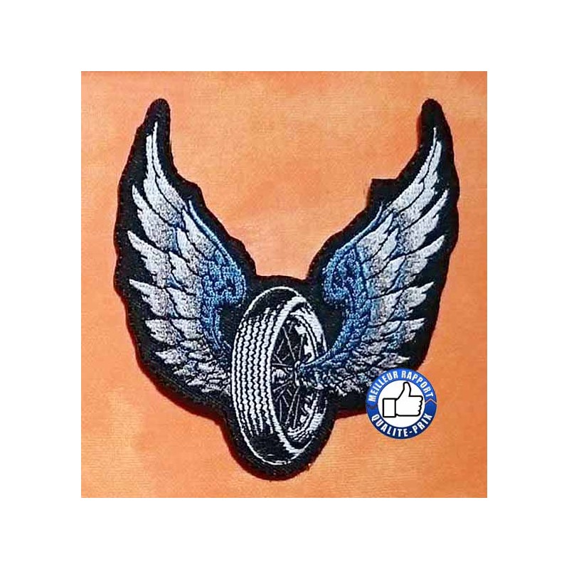 Bikers-Custom : Patchs, écusson wheel angel