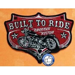 Patchs, écusson built to ride