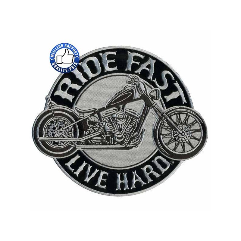 Bikers-Custom : Patchs, écussons ride fast