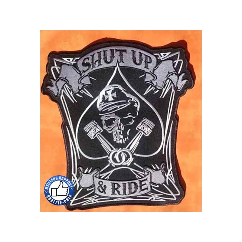 Bikers-Custom : Patchs, écussons shut up