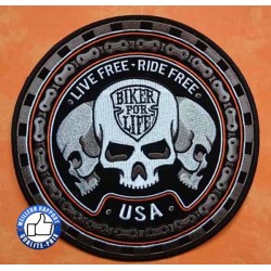 Bikers-Custom : Patchs, écussons biker for live