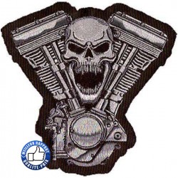Patchs, écussons skull motor