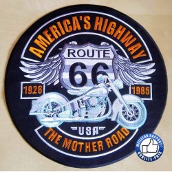 Bikers-Custom : Patchs, écusson america's highway