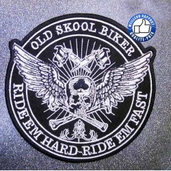 Bikers-Custom : Patchs, écusson old skool biker