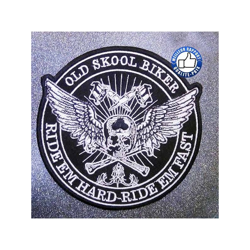 Bikers-Custom : Patchs, écusson old skool biker