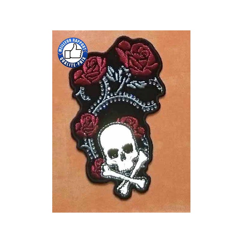 Bikers-Custom : Patchs, écusson red foil