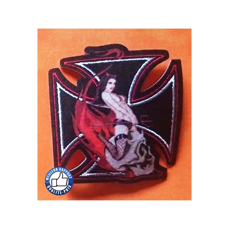 Bikers-Custom : Patchs, écusson woman