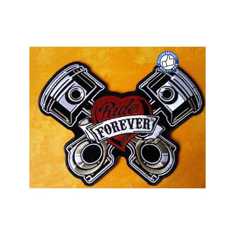 Bikers-Custom : Patchs, écussons forever pistons