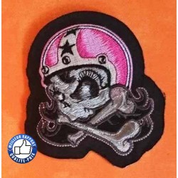 Bikers-Custom : Patchs, écusson helmet girl