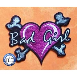 Patchs, écusson bad girl