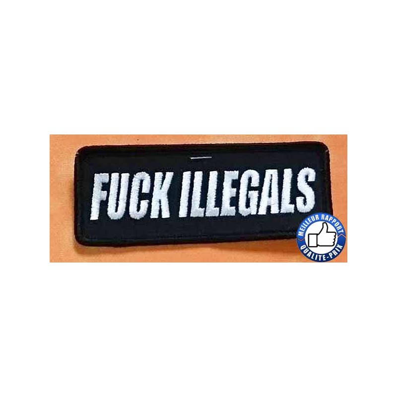 Bikers-Custom : Patchs, écussons fuck illegal