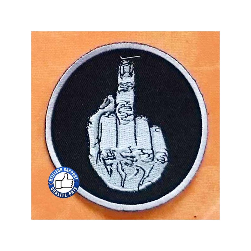 Bikers-Custom : Patchs, écussons fucking finge