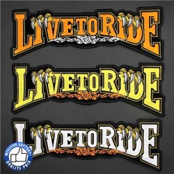 Patchs, écussons live to ride