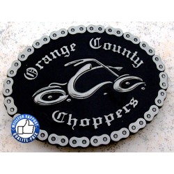 Boucle de ceinture orange county