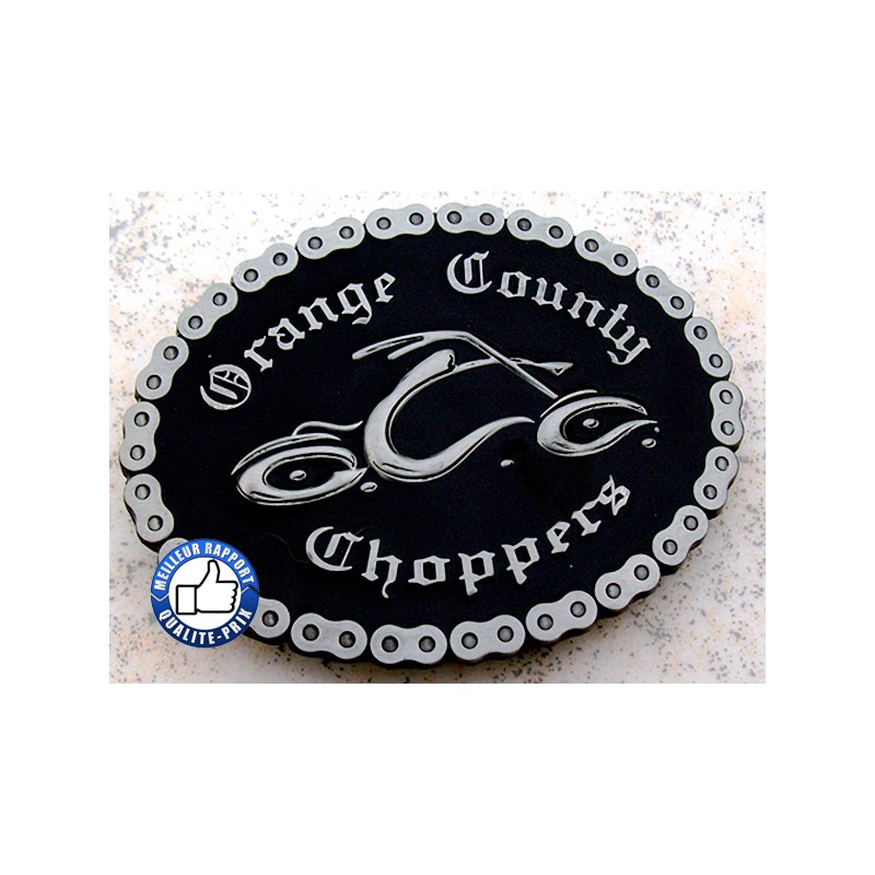 Bikers-Custom : Boucle de ceinture orange county