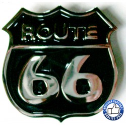 Boucle de ceinture route 66 noir