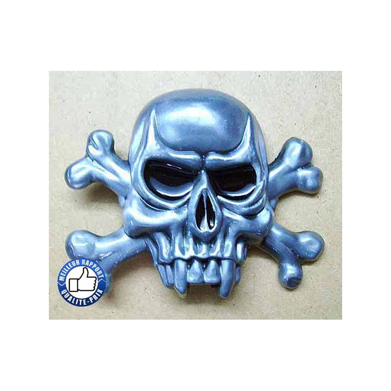 Bikers-Custom : Boucle de ceinture cross bones